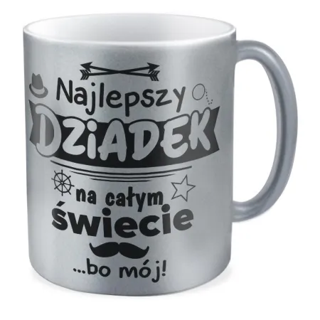 Kubek srebrny dla DZIADKA Najlepszy Dziadek